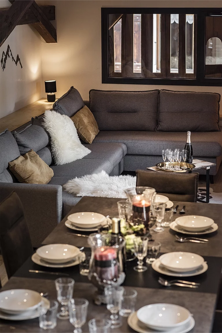 appartement luxe 12 personnes vue station ski au pied des pistes de la clusaz