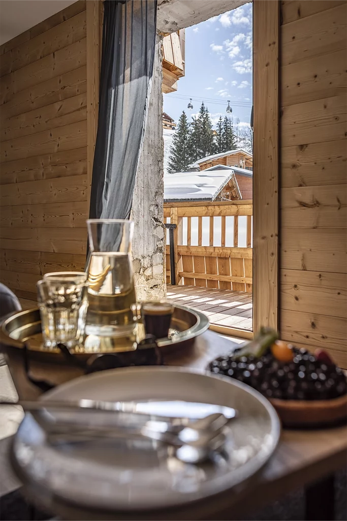 appartement luxe station ski au pied des pistes de la clusaz